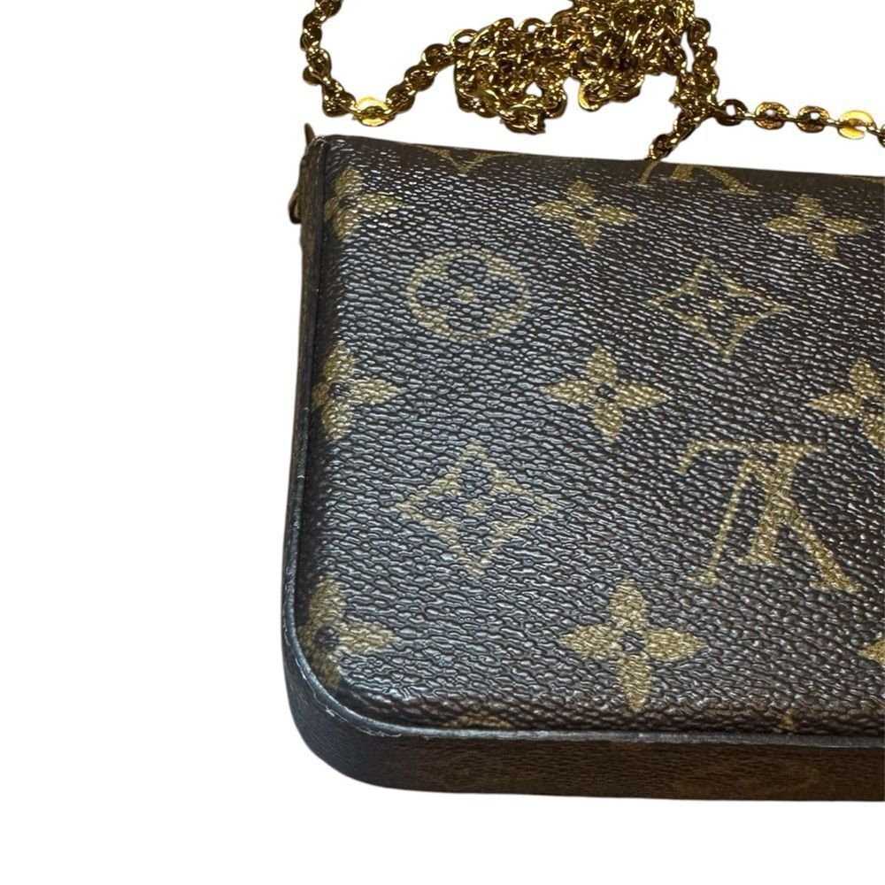 LOUIS VUITTON Limited Edition LV Love Lock Pochette Felicie Clutch Wallet WOC - Picture 9 of 12